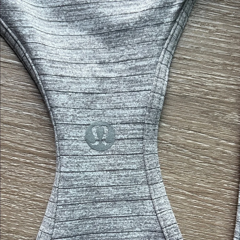 lululemon athletica Heather Gray Racerback Tank - Picture 2 of 3